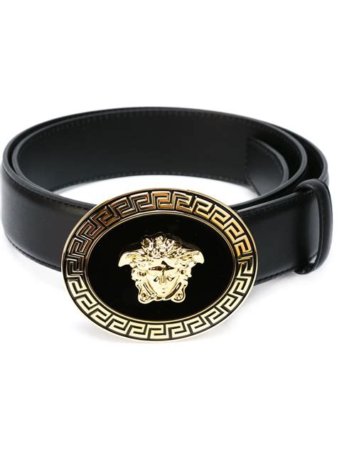 versace belt size 115|Versace medusa black belt.